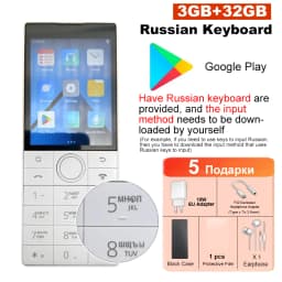 Qin F22 Duoqin Mini Smartphone Android 11 No Camera Touch Screen 4G Phone 2.8 Inch MTK6739 2GB+16GB 3GB+32GB WiFi Bluetooth