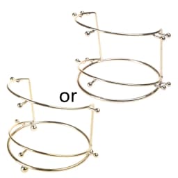 Bride Headbands Display Stand Princess Crown Organizer Bridal Tiara Crown Holder Rack for Bride Hair Accessories Storage