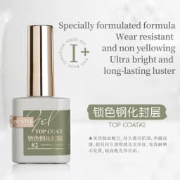 OUBOLI Super Diamond Base Coat UV Gel 15ml No Wipe Shiny Top Coat Clear Watercolor Soak Off UV LED Nail Gel Polish Function Gel