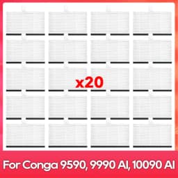 Fit For ( Conga 9590 / 9990 / 10090 AI Spin Revolution Ultra Power Home ) Main Side Brush Filter Mop Dust Bag Part Accessory