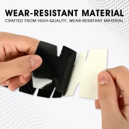 AMASPORT 3K Carbon Fiber Racket Frame Protector Edge Grip Racket Accessory Racket Protector Easy to Replace ,Multi-Piece pack