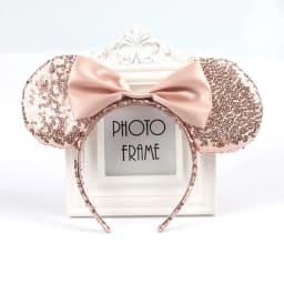 Anime Mouse Ears Headhand Cosplay Kawaii Cartoon Elastic Hair Accessories Party Sequin Bows Hairband Toys Children Adults Gift