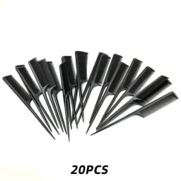 5/10/20pcs Rat Tail Comb Set, Heat Resistant Anti-Static Hair Styling Combs for Salon, Professional Hairdressing Tools