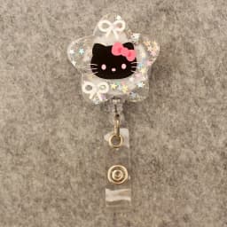 Star Bows Hearts Style Retractable Card Holder Badge Reel Nurse Exhibition Enfermera Girl And Boy Name Card