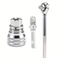 Adjustable Universal Socket Wrench, 10-19mm Adjustable Drive Socket Wrench Sleeve, 3/8" Drive Manual Socket Wrench