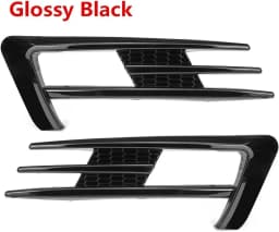 Pair Car Front Fog Light Grille Grill For VW Golf 7 MK7 GTI 2014 2015 2016 2017 Fog Lamp Lower Bumper Grill