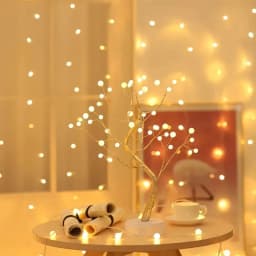 36 LED Pearl Tree Lamp for Tabletop Home and Bedroom Decoration Battery USB Operated Night Light with Soothing Ambient Light