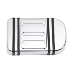 Motorcycle Brake Pedal Pad Cover for Harley 12-16 FLD Dyna / 86-17 FL Softail / '80-later Trike Touring Cover Footpegs Aluminum