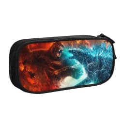 1 Piece Sky Pencil Cases Pen Holder Storage Stationery GODZILLA Supplies Large Storage Pen Box Pencil Bag for Students
