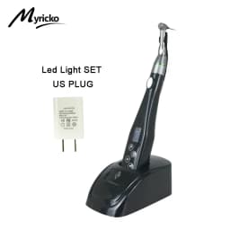 Dental Wireless Endo Motor with LED Lamp 16:1 Standard Contra Angle Handpiece Endodontic Instrument Dentist Teaching Model