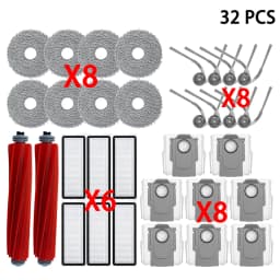 For Roborock Qrevo S Pro Robot Vacuum Cleaner Accessories Main Side Brush Mop Cloth Hepa Filter Dust Bag Spare Parts