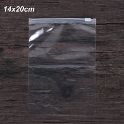 5PCS Transparent Plastic Package Cloth Travel Storage Pouch Portable Zipper Lock Self Seal Cloth Organizer Waterproof Bag
