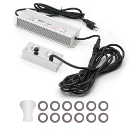 2/4/6/8/10/12 Head DC45V Ultrasonic Humidifier Mist Maker Fogger Machine 220/110V Waterproof Power Supply Fog Sprayer Generator