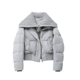Women Casual Basics Long Sleeve Single Breasted Parkas Chic Short Outerwear Jacket Warm Patchwork Zipper Thick Knitted Coat