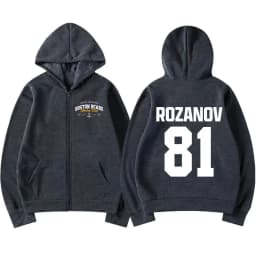 TV Heated Rivalry LIya Rozanov 81 Zipper Hoodies Men's Women Clothing Fashion Zip Up Sweatshirts Long Sleeve Jackets Streetwear
