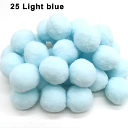 Mini Fluffy Soft Pom Poms 8/10/15/20/25/30mm Pompoms Ball Handmade Kids Toys Wedding Christmas Decor DIY Sewing Craft Supplies