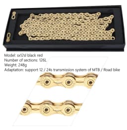 SUMC X11SL X12SL Bicycle Chain Speed MTB Road Bike Diamond Chains Ultralight Mountain Bicycle 11 12S Chains Fit for Shimano Sram