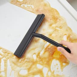 Shower Squeegee for Glass Door Shower Wall Scraper Cleaner With Silicone Holder Bathroom Mirror Wiper Scraper Glass Cleaning