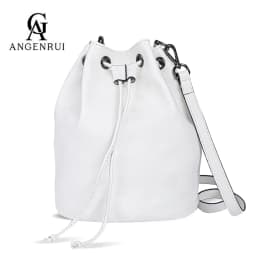 New Genuine Leather Bag, Bucket Bag, Multifunctional Handheld Small Handbag, Fashionable Single Shoulder Crossbody Bag For Women
