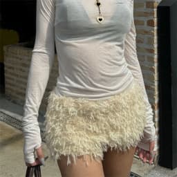 Womens Fuzzy Shorts Slim Fit Summer Solid Casual Booty Hot Pants Elastic Waist Mini Shorts Streetwear Female Micro Shorts
