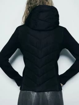 2026 Autumn Winter Women's Elegant Patchwork Hooded Cotton Padded Jackets Lady Vintage Quilted Zipper Slim Sports Parka Coats