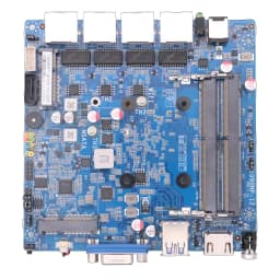Fanless Soft Router Celeron J4125/J5005 Mini PC Quad Core 4x Intel i226 2.5G LAN HD VGA pfSense Firewall Appliance ESXI OPNsense
