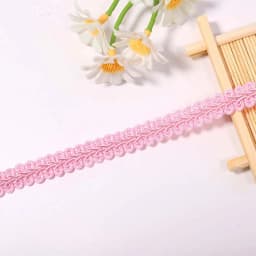 2/4yards 12mm Polyester Lace Trimming Ribbon Centipede Braided Curve Lace Sewing Clothes DIY Craft Wedding Accessories