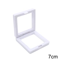 5Pcs 3D Floating Frame Jewelry Display Stand Shadow Box Ring Pendant Holder Stone Presentation Case Gift Box