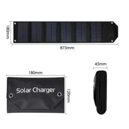 100W/80W/60W Foldable Solar Panel 5V USB Portable Battery Charger for Cell Phone Outdoor Waterproof Power Bank for Camping