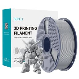 SUNLU 1KG PLA Plus 2.0 3D Printer Filament 1.75mm 1000g Spool (2.2lbs) Neatly Arranged No Knot Filament Fit Most FDM Printer