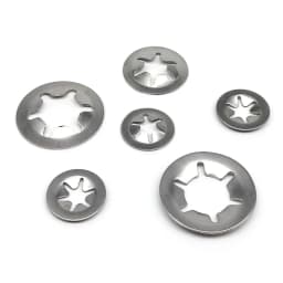 HZYUEGOU M2 M2.5 M3 M4 M5 M6 M8 M10 M12 External Circlip Self-Locking Retaining Push On Shaft Bearing Outside Snap Ring Washer