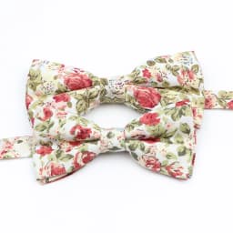 Cotton Floral Parent-Child Bowtie Set Bow Tie Necktie For Men Wedding Party Business Suits Gravata Pink Yellow Butterfly Cravats