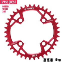 PASS QUEST 94BCD Mountain Bike Disc Positive and Negative Tooth Single Disc Suitable FORGX NX X1 1400 Bicycle Tooth Disc