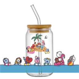 Popular Korean oppa groups easy peel waterproof Party DIY Decals 3D transfers uvdtf tumbler stickers 16oz uv dtf cup wraps