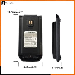 Baofeng UV-21 Pro V2 Li-ion Battery Original High Capacity DC 8.4V Type-C Charge UV21 Pro BL-21UV Battery For UV21 Walkie Talkie