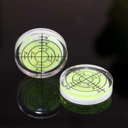 1/5Pcs 32mm Spirit-Bubble Degree Mark Mini Bubble Level 20°-30° Accuracy Round Measuring Meter Professional Measuring Tools
