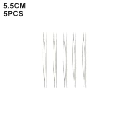5PCS Open Curved Beading Needles Pins Jewelry Making Tools Stainless Steel Needle for Bead Threading Pins DIY Necklace Bracelet