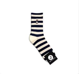 Stripes Soft Breathable Cartoon Gentleman Bear Men's  and women Socks Cotton Harajuku Socks Christmas Gift Casual Designer socks
