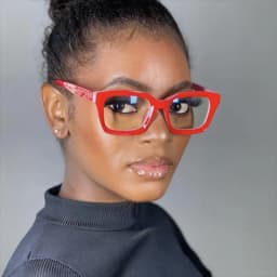 Retra Square Concave Frame Clear Lens Glasses Ultra Light Myopia Nerd Spectacles Degree 0 -0.5 -1.0 -2.0 -3.0 -4.0 to -6.0