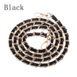 120cm Purse Chain Strap Crossbody Handbag Chains Replacement Leather Shoulder Bag Chain Straps DIY Women Girl Bag Part Accessory