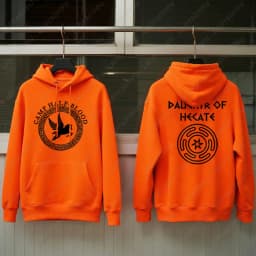 Camp Half Blood Hoodies Fall Winter Half Camp Game Men Women Orange Pullovers Percy Jackson Daughter Halloween Men Sweatshirt