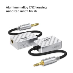 TimeEar TEC-Ω 15 30 75 150 Ohms Impedance Plug Earphone Noise Cancelling Resistance IEM Reduce Noise Filter Headphone Adapter