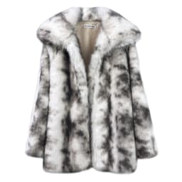 Women Faux Fur Coats Jackets Turn Down Collar Mid Length Coat Thick Warm Y2k Streetwear Jacket Elegant Outerwear Autumn Winter