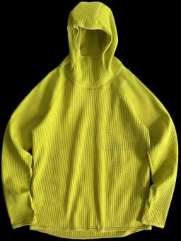 Trendy Outdoor Mountain Series Spring Autumn Quick Dry Hooded Sweatshirt Loose Sports Waffle Pattern Men's T-Shirt Hoodie