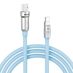 Hichain PD15W USB A To C Fast Charging Cable Liquid Silicone Soft Cable For Samsung For Xiaomi For Huawei 1.2M/2M Phone Cable