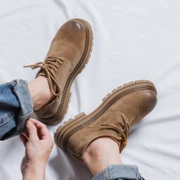 2026 Spring Outdoor Quality Mens Retro Style Casual Shoes Suede Oxford Wear Resistant Round Toe Casual Shoes Hiking Travel Shoes