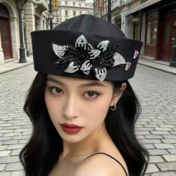 Sailor hat and scarf suit Navy Hat Unisex Captain Hat Navy Marine Hat For cruise lines, adult parties, Navy, cosplay, Outdoor