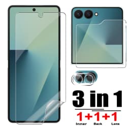 Full Coverage Screen Protectors for Samsung Galaxy Z Flip 8 7 6 5 9H Tempered Glass Camera Films for Samsung Galaxy Z Flip8 7