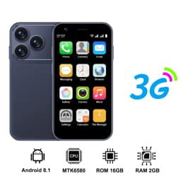 SERVO 18SE Mini Android Smartphone 3.0" Screen 3G Dual SIM 2GB 16GB Face Unlock WiFi GPS HiFi Sound Unlocked Pocket Mobile Phone