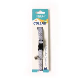 1Pc Colorful Cute Bell Collar Adjustable Buckle Cat Collar Pet Supplies Footprint Personalized Kitten Collar Small Dog Accessory